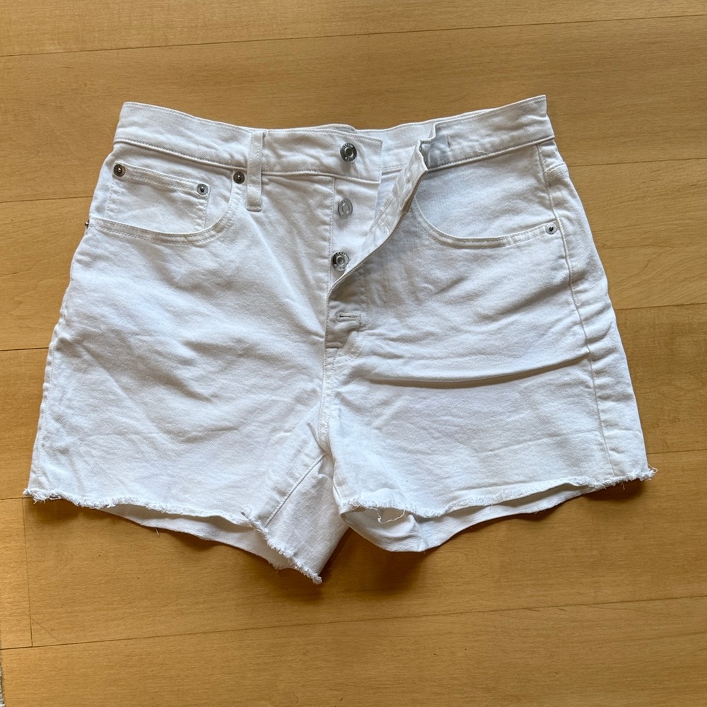 J. Crew White denim Shorts - 27